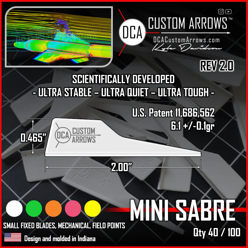 DCA REV 2.0 MINI SABRE VANES - 36pk