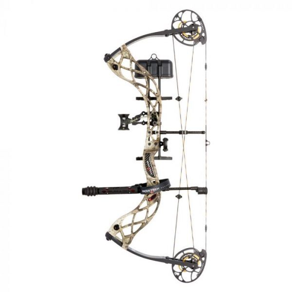 BOWTECH Carbon Zion RH 70# MO Bottomland w/Rachet Pkg