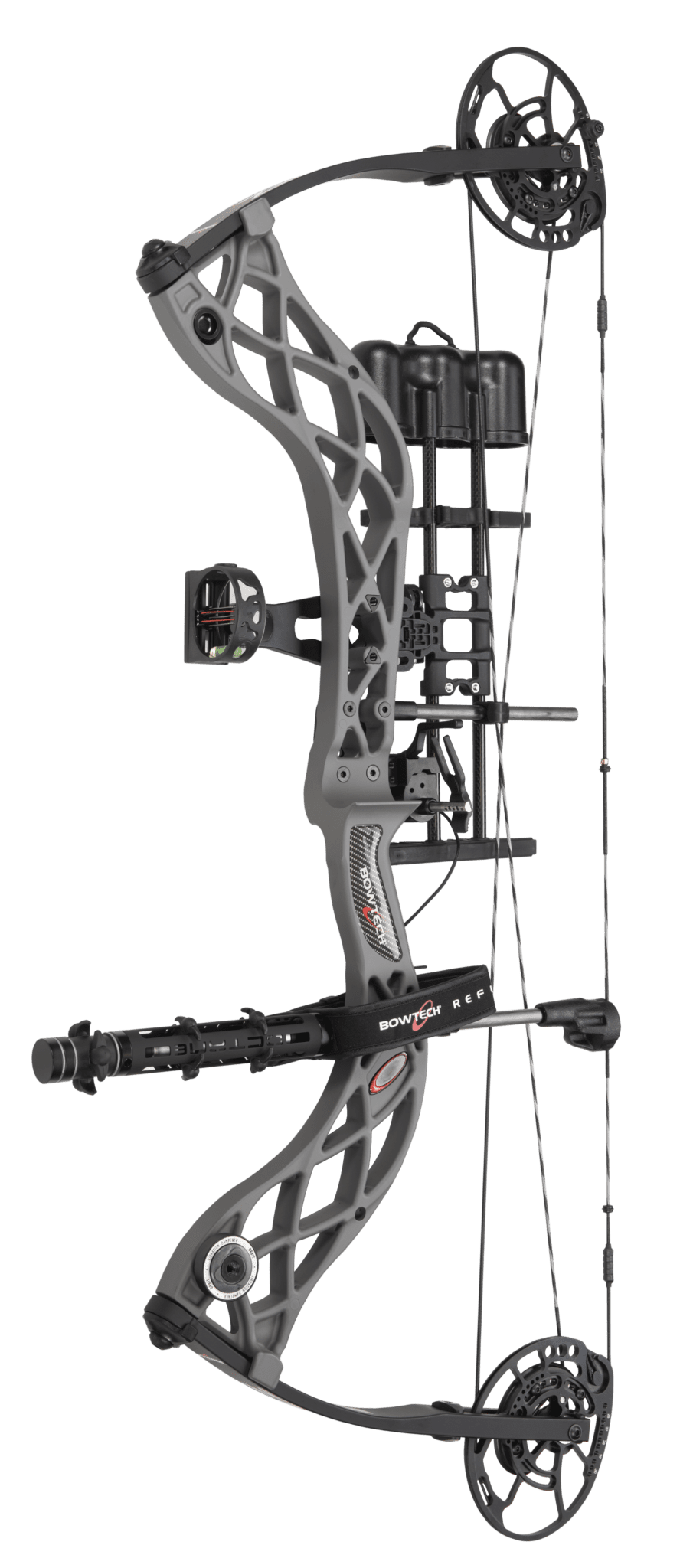 BOWTECH Carbon Zion RH 60# Grey w/Rachet Pkg