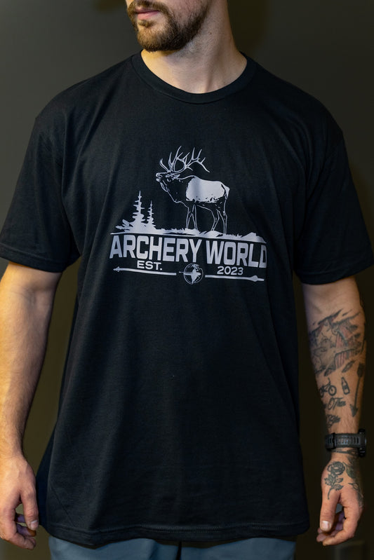 ARCHERY WORLD Elk Tee - Black