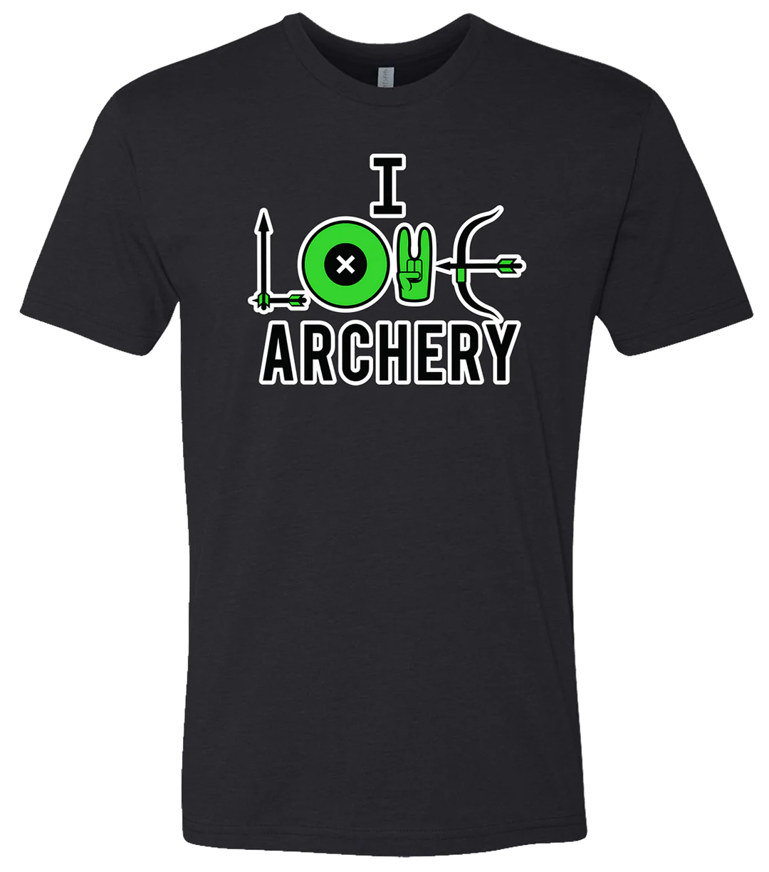 NOCK ON I Love Archery Tee