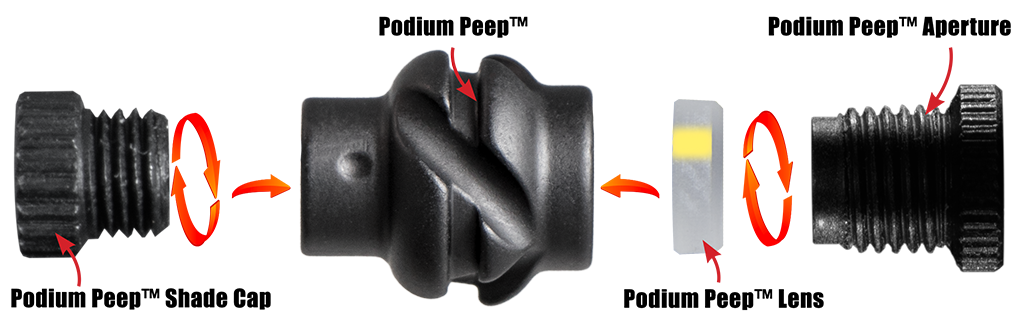 SPECIALTY Podium Peep Shade Cap Black