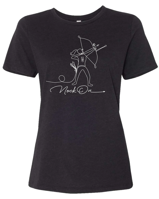 NOCK ON Ladies Let it Fly Tee