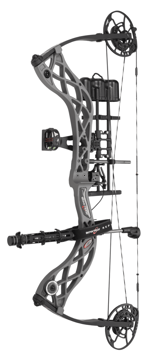 BOWTECH Carbon Zion RH 60# Grey w/Rachet Pkg