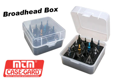 MTM Broadhead Case Clear