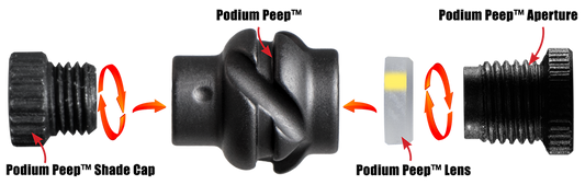 SPECIALTY Podium Peep Shade Cap Black